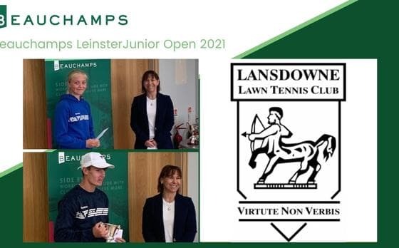 Beauchamps proudly sponsor Leinster Junior Tennis Open 2021