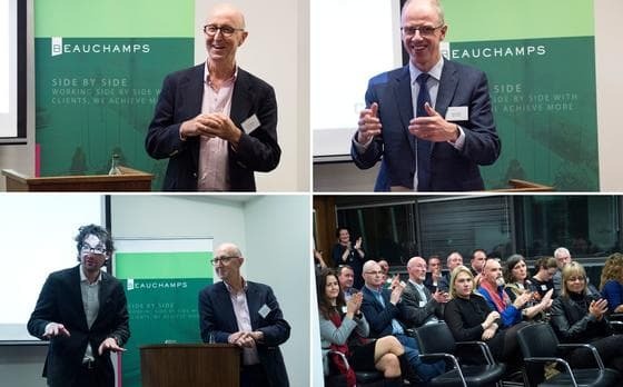 Beauchamps welcomes The Currency founders Ian Kehoe and Tom Lyons at IIBN Ireland event about the future of media