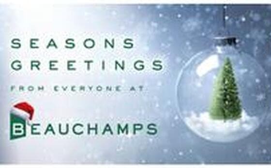 Seasons Greetings from all the team at Beauchamps